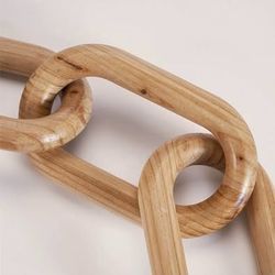 23" Wood Links Home Decor Accent