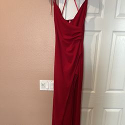 Windsor Long Red Dress Size L 