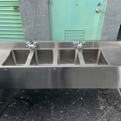 4 Compartment Sink New