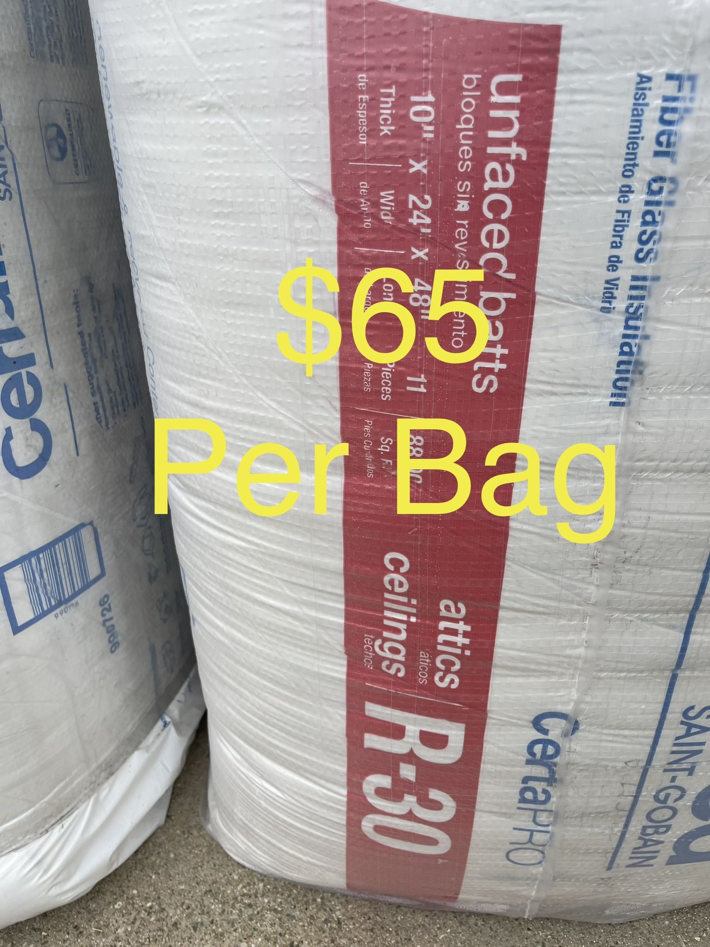 Insulation For Attic/Ceiling r30x24