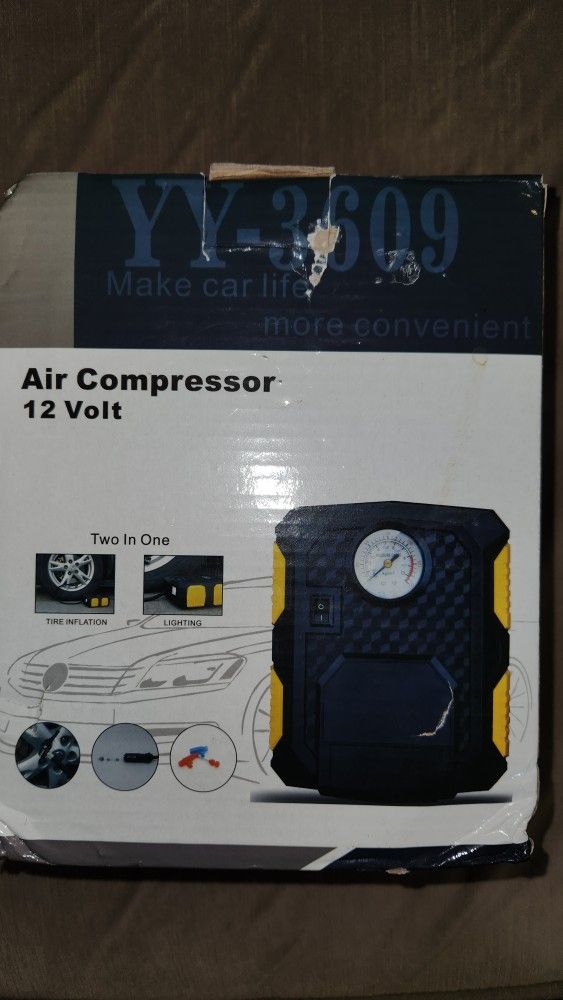 Portable Car Tire Inflator Air Compressor