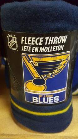 Brand new St. Louis blues fleece blanket throw