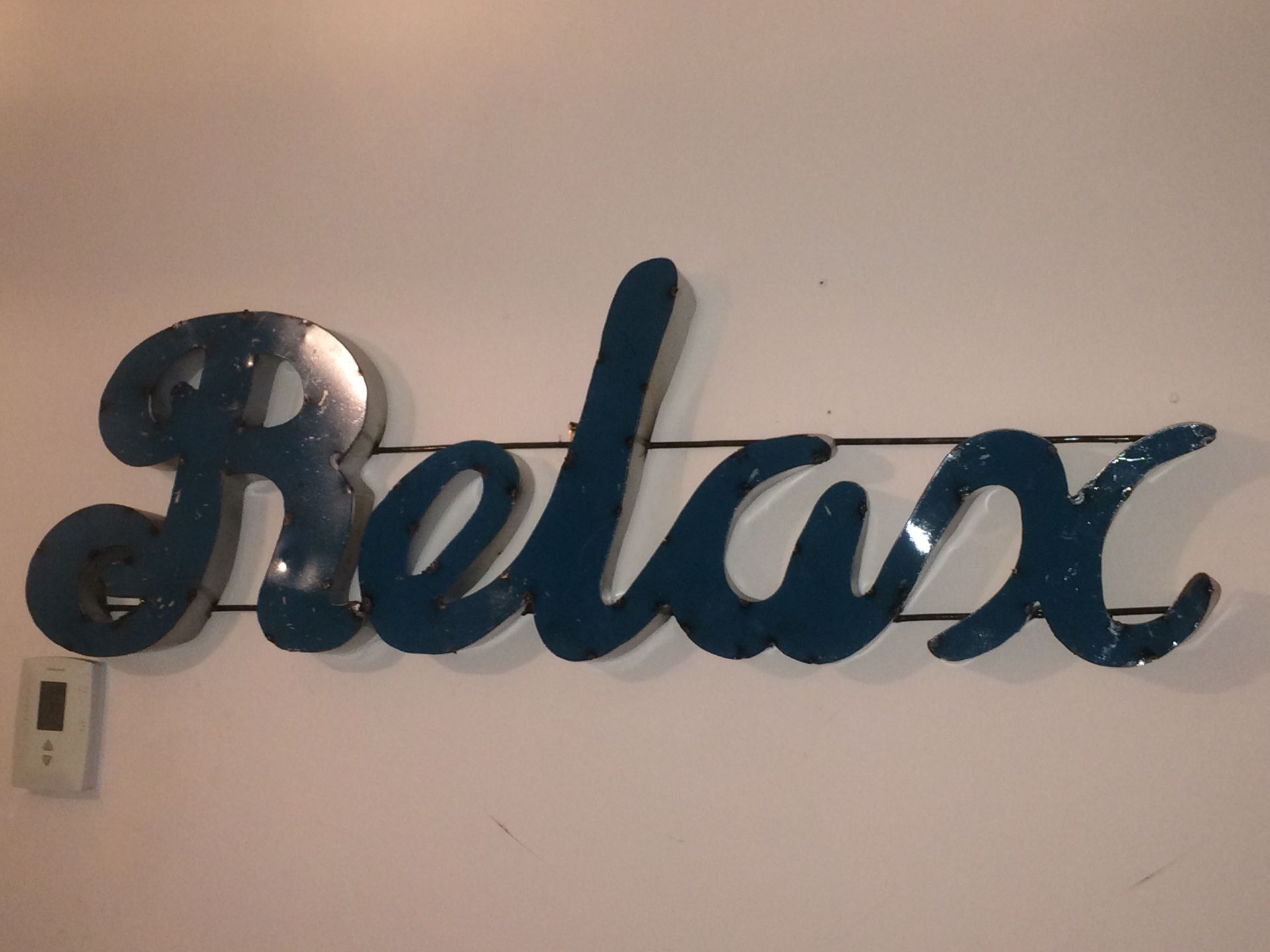 Relax Sign | Rustic art Style