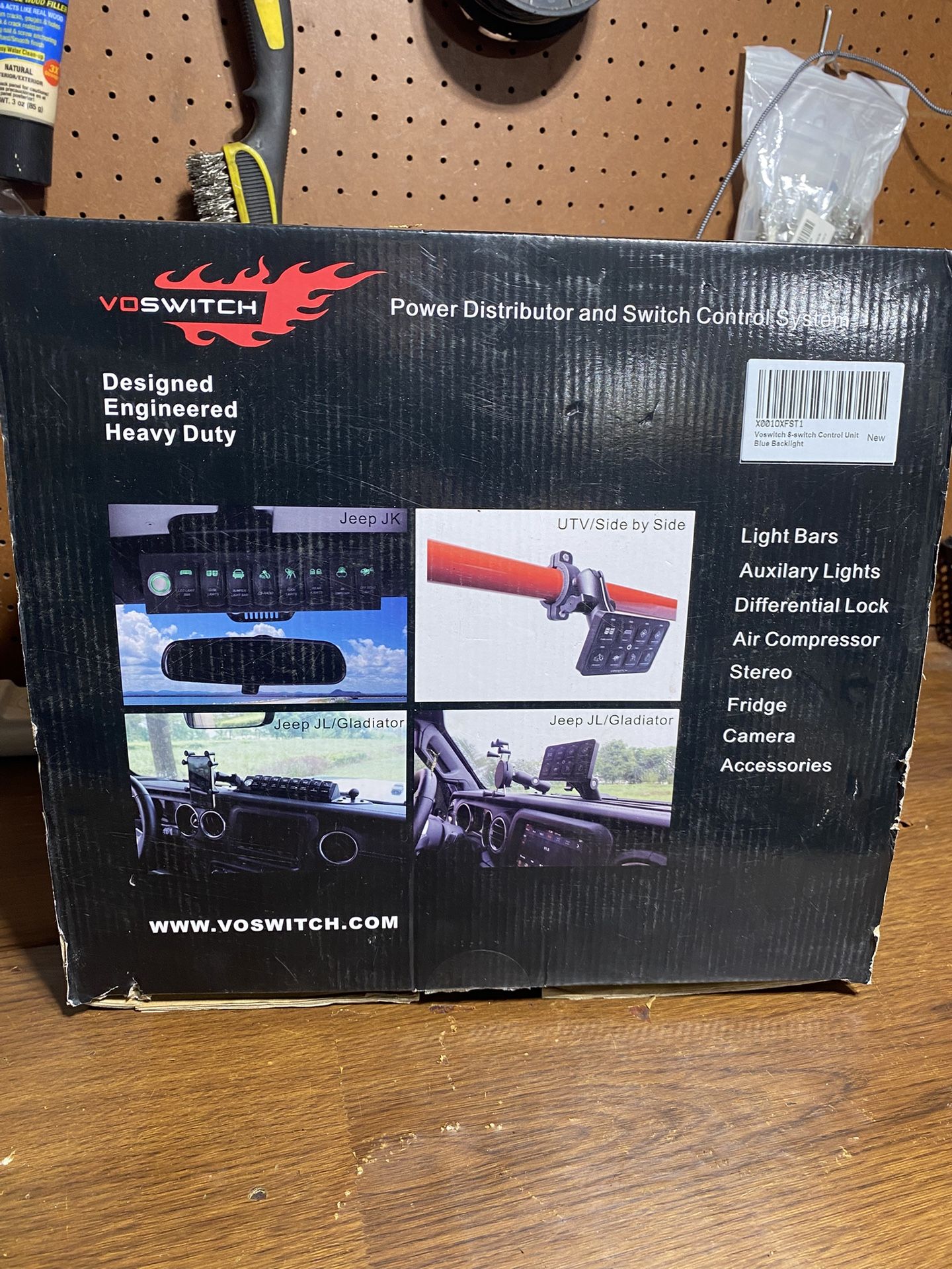 🔥 Voswitch Power Distributor & Switch Control System – Heavy Duty for Jeep JK, JL, Gladiator, UTV 🔥 Take control of your vehicle’s accessories with