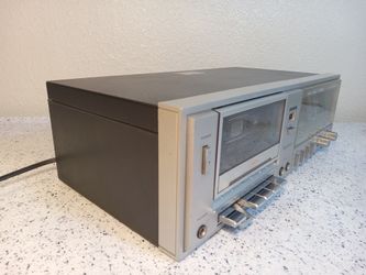 Fisher CR-110 Cassette Tape Deck Vintage 80s Japan Silver for Sale