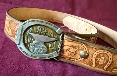 Nylon Belt with Skull Buckle