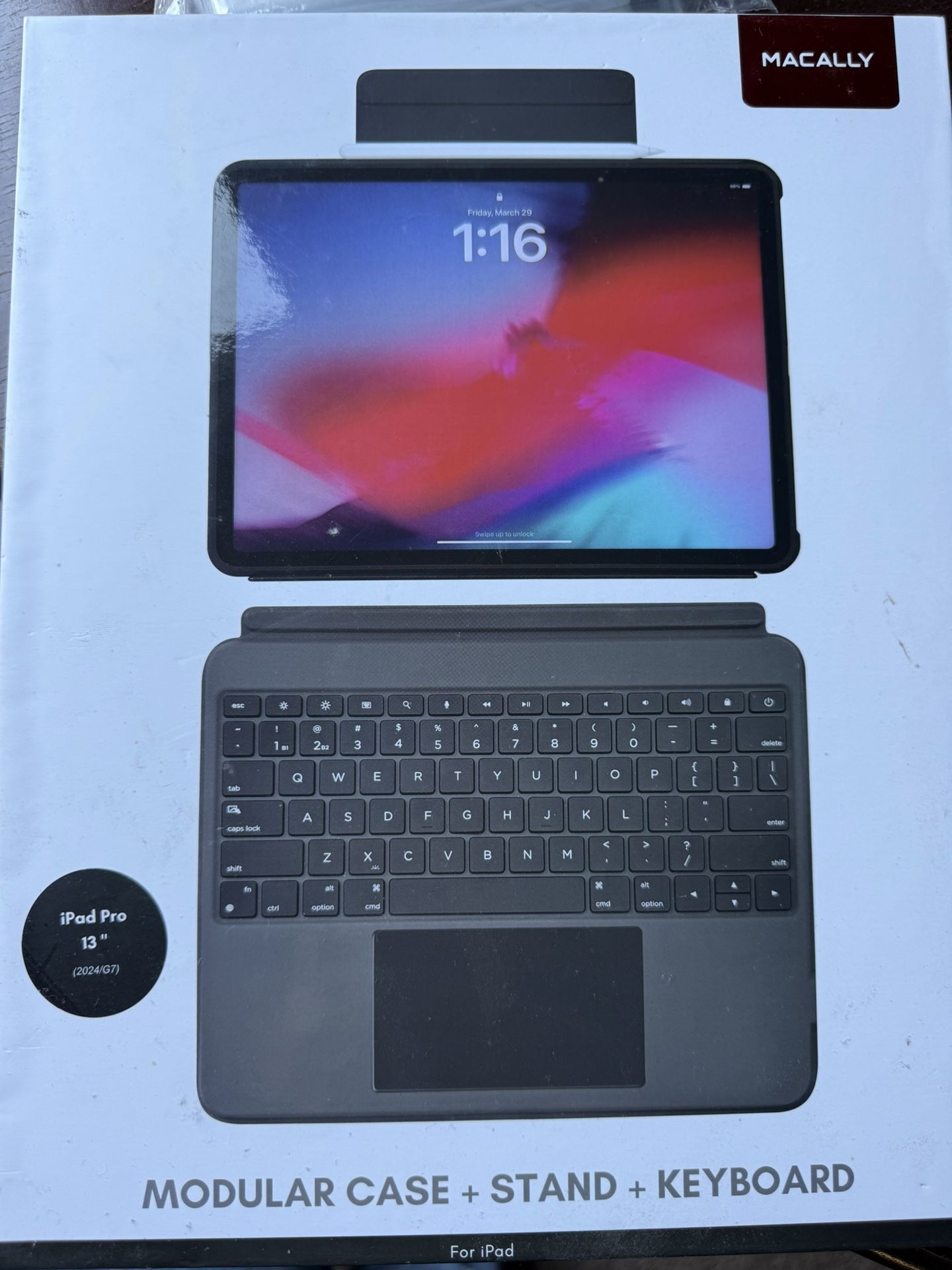iPad 13 Pro Case Stand & Keyboard