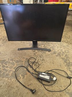 Samsung 27" Curved LED Monitor (S27E510C) with Power Adapter