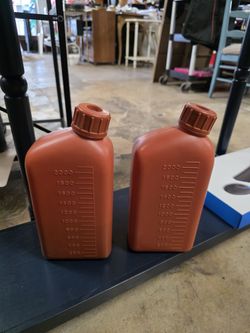 1,000 Mililiter Vintage KING Dark Room Chemical Bottles 