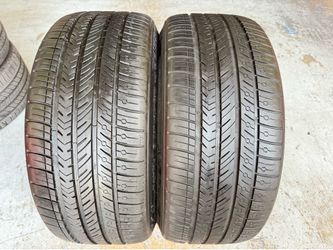 Two Tires 255/35/21 Michelin Pilot Sport All Season Acoustic like new with 75-90% Left Tesla Y Performance