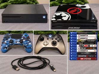 PS4 and XBOX ONE S