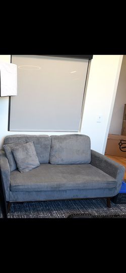 Gray Office Couch