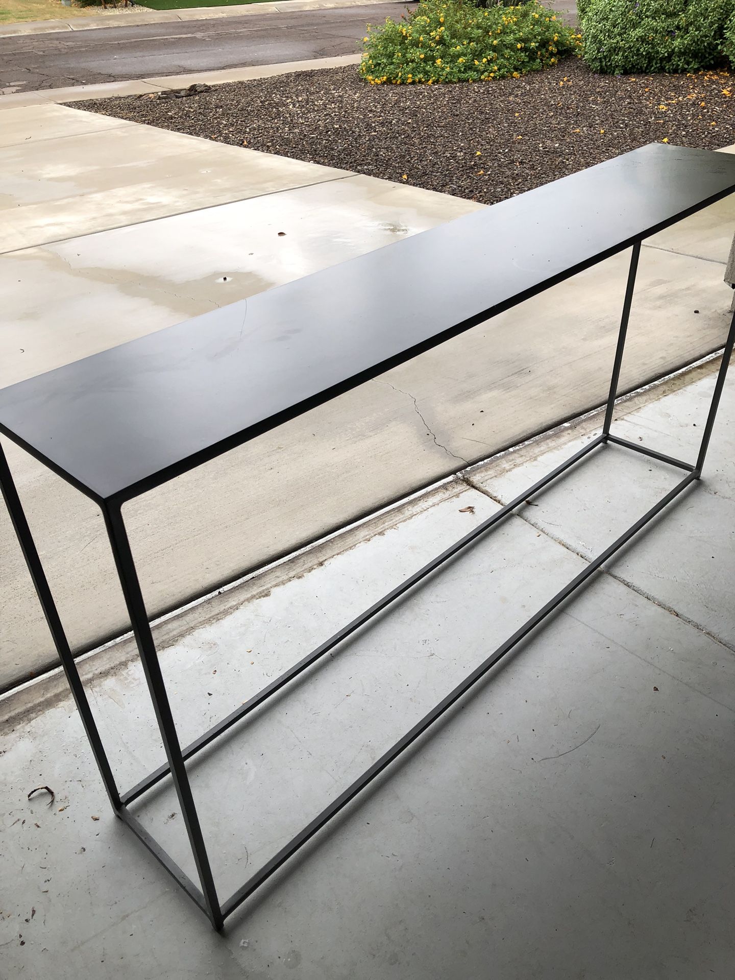 CB2 Metal Console Table