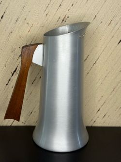 1950s Atomic Mid-Century Modern Water Pitcher Medallion Mirro