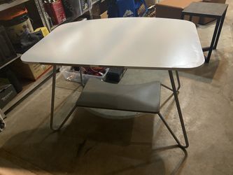 Study/Work table desk with foot stool