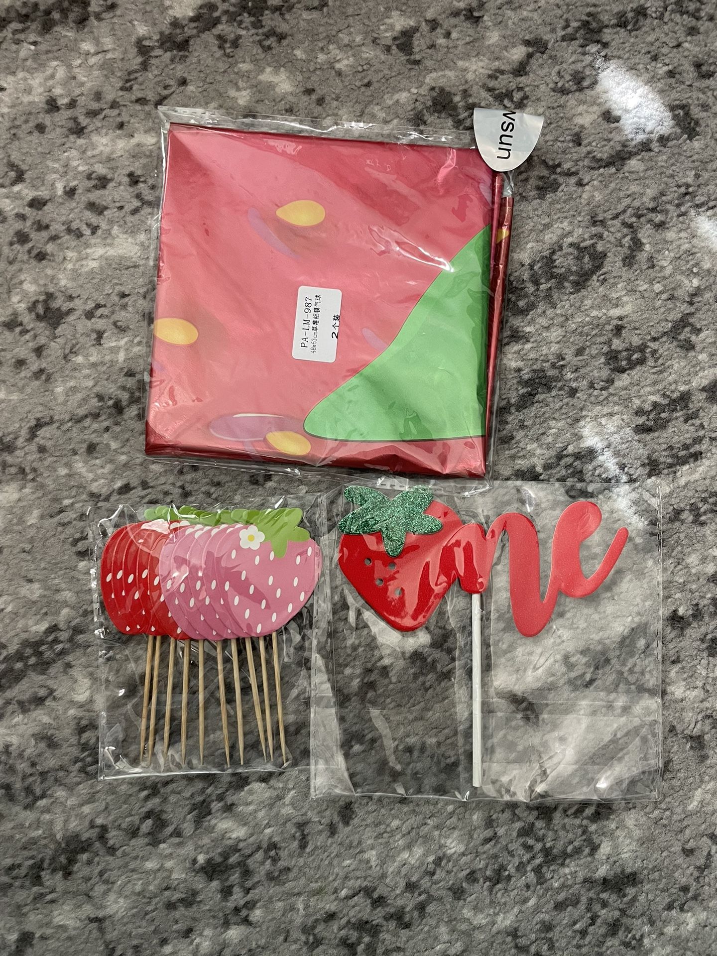 Strawberry Themed Party Supplies