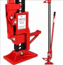 48'' Universal Farm Jack for Tractor, Truck, SUV - Ratcheting Off Road Trail Bumper Utility Jack - 3-Ton Capacity Lift

Brand new in box 📦
