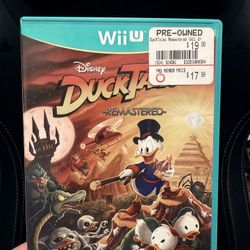 Disney DuckTales Remastered Nintendo Wii U NEW Y-FOLD Factory SEALED NTSC ESRB