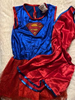 Supergirl/ Halloween/ Girl size 7-8