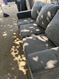 Grey couches