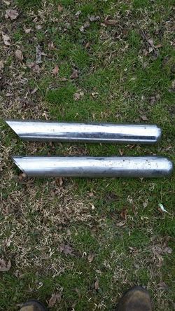 Chrome tail pipes