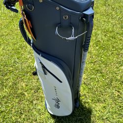 New Golf Bag Stitch SL2 Blue White 