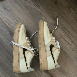 Girl Air Force One Shoes Size 7y