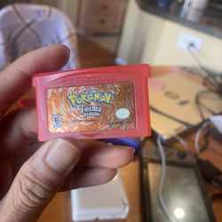 Authentic Pokemon Fire Red 