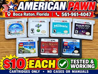 Nintendo 3DS & DS Games - $10 Each - Tested & Working