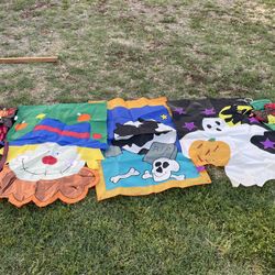 Outside Holidays Flags