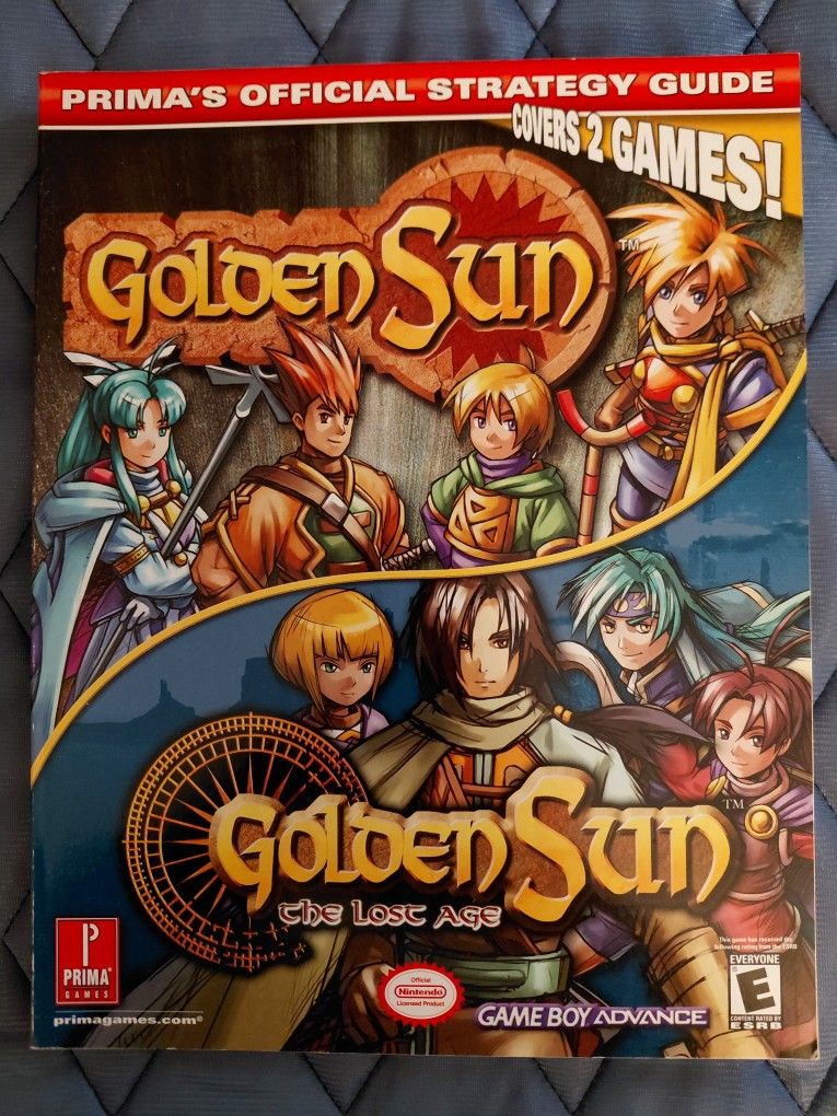 Golden Sun 2Games Strategy Guide For Gameboy Advance