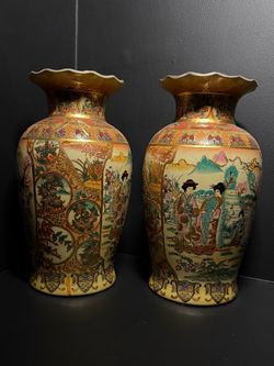 Pair of Japanese Vases