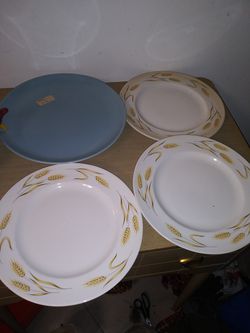 Household glass plates decorative plates