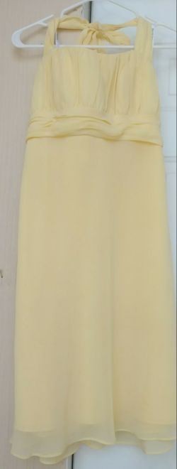 David's bridal yellow dress