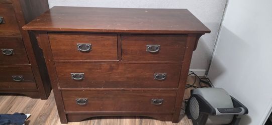 Solid wood dresser