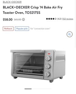 Black And Decker Oven