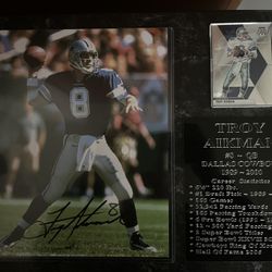 Troy Aikman Plaque