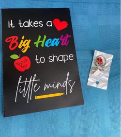 Teacher Appreciation Notebook  with Keychain