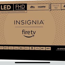 INSIGNIA 42" Class F20 Series Smart Full HD Fire TV, Voice Remote with Alexa, Free & Live TV 
