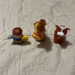 Fisher Price Little People  Lot Of Three