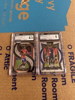 Lamine Yamal Graded Slabs Soccer Card