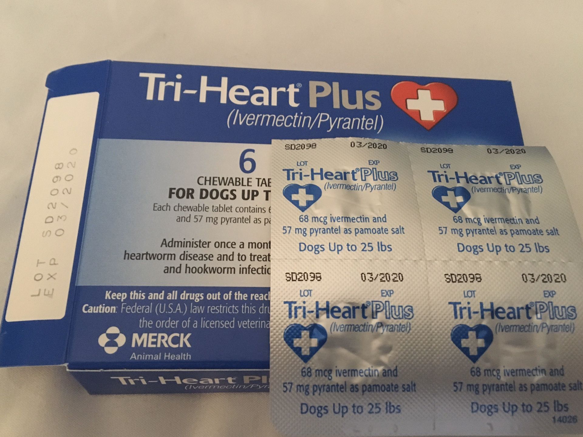 Tri-Heart Plus Heartworm Chewable Tablets