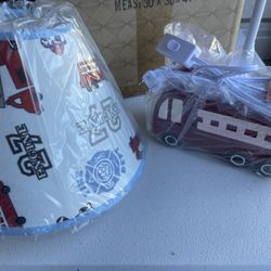 Fire Truck Lamp