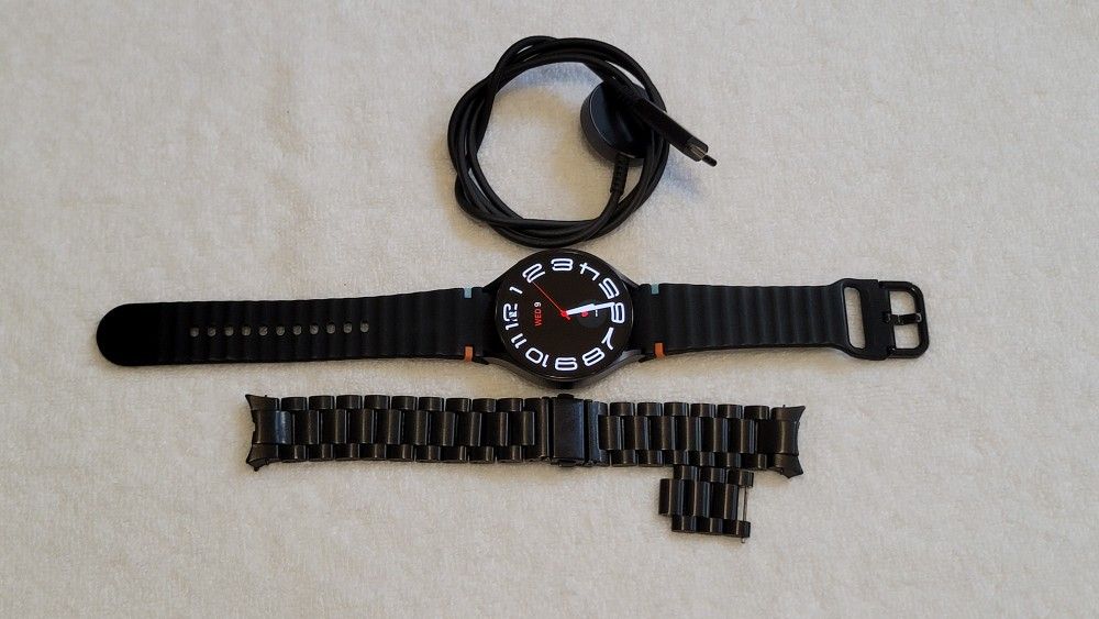 SAMSUNG GALAXY WATCH 6 WI-FI, GPS, BLUETOOTH 16 GIGABYTES IN BLACK COLOR 44MM.