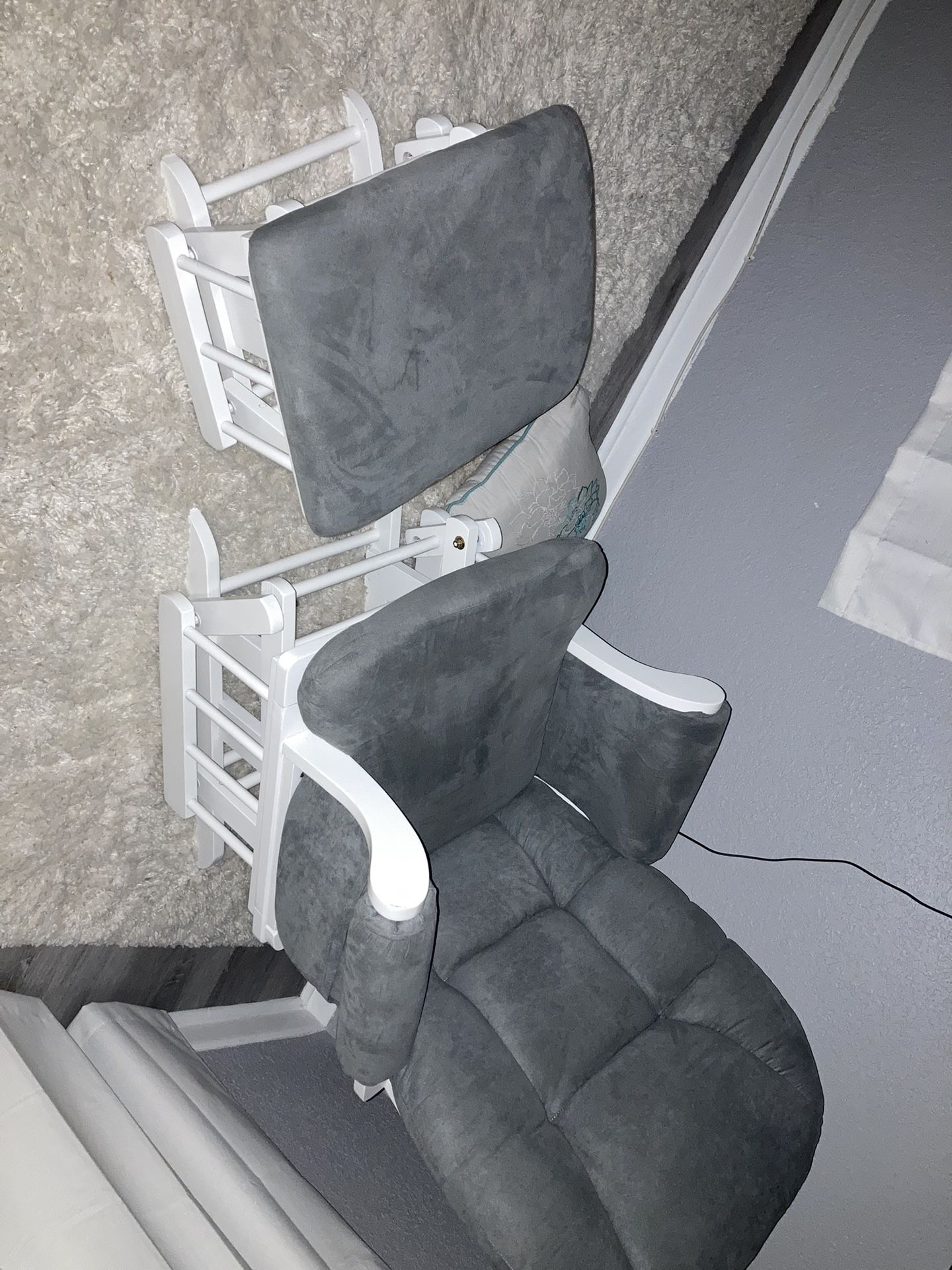 Glider and Footstool