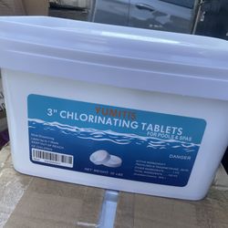 22lb 3” Swimming Pool Chlorinating Tablets Chlorine Tablets Tabs
