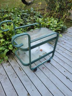 Outside serving tray