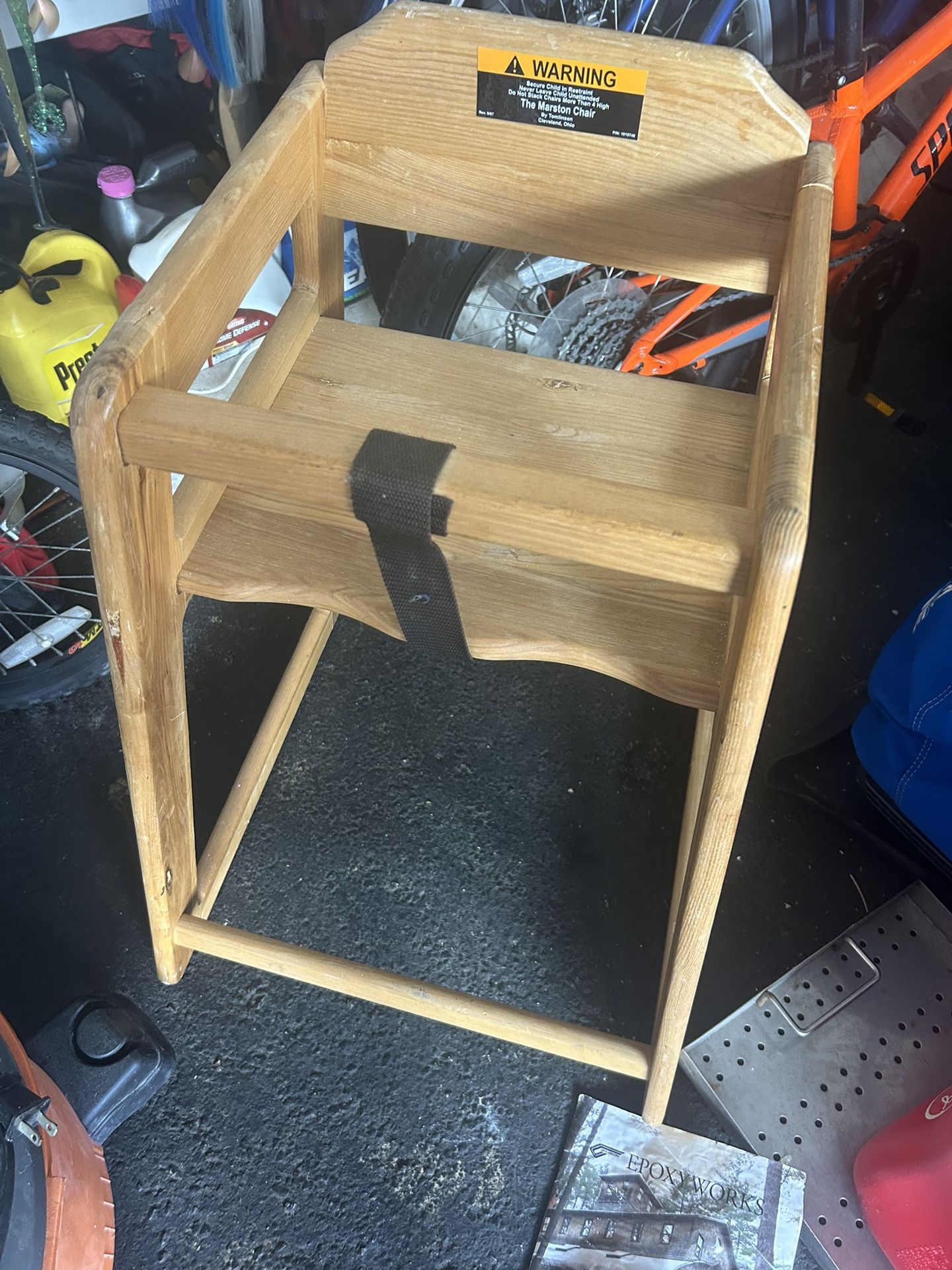 Youth /toddler Wooden High chair