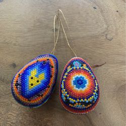 Huichol Beaded Eggs 