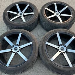 22” Rims and Tires 6 Lug 22 Wheels chevy Silverado Tahoe Yukon Sierra